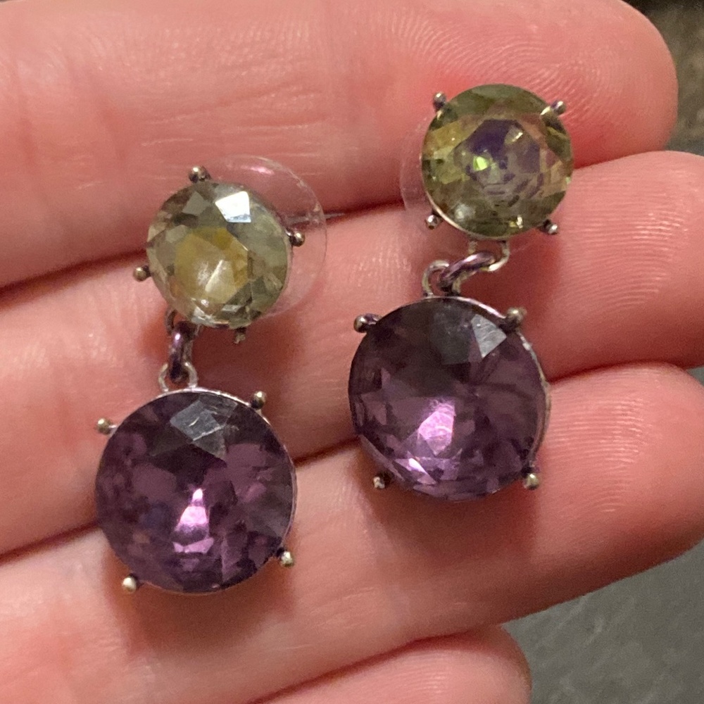 Purple Earrings